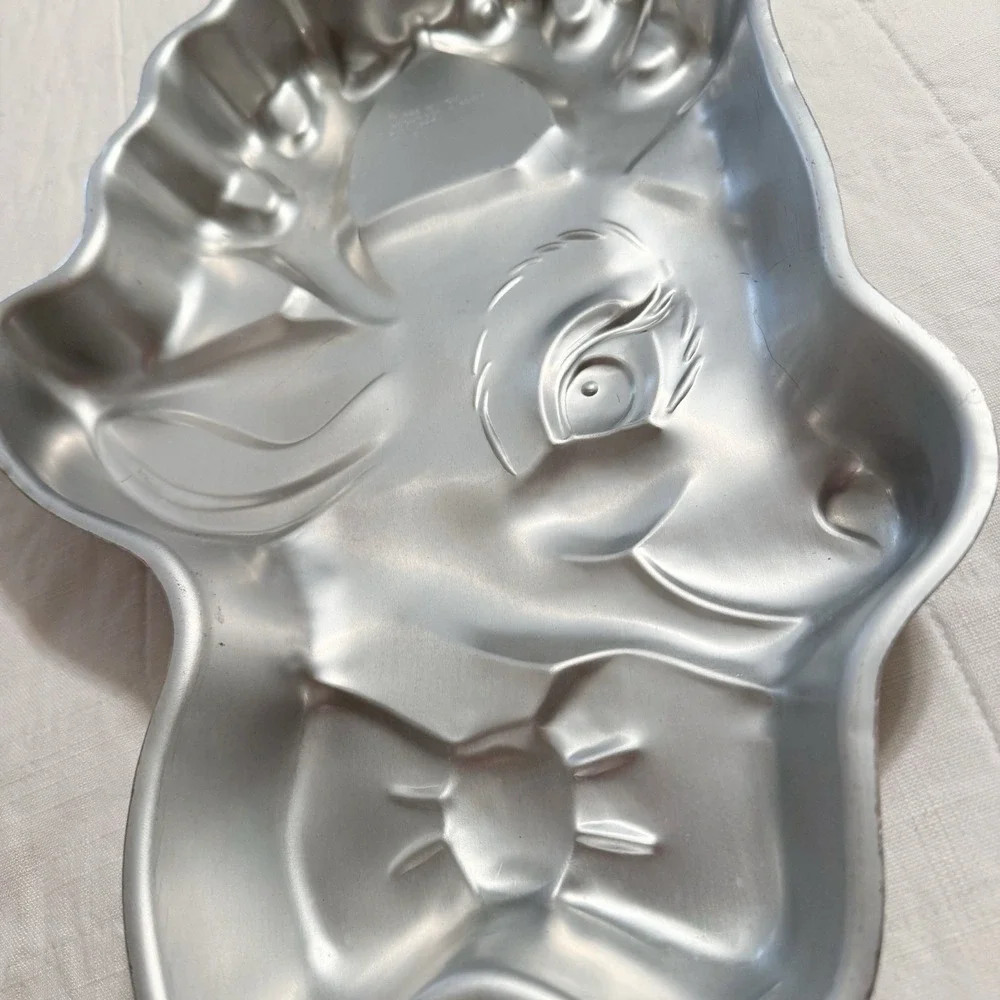 1988 Christmas Wilton Rudolph Reindeer‎ Cake Pan Mold 2105-1224